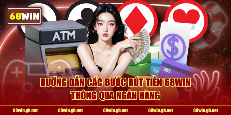 Hướng dẫn các bước rút tiền 68WIN thông qua ngân hàng